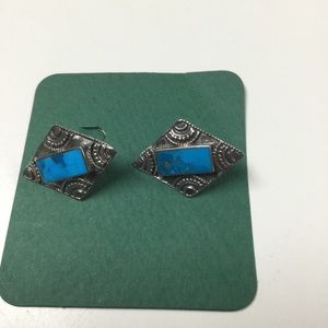 Sterling Silver (.925) with Turquoise Semi-Precious Stones